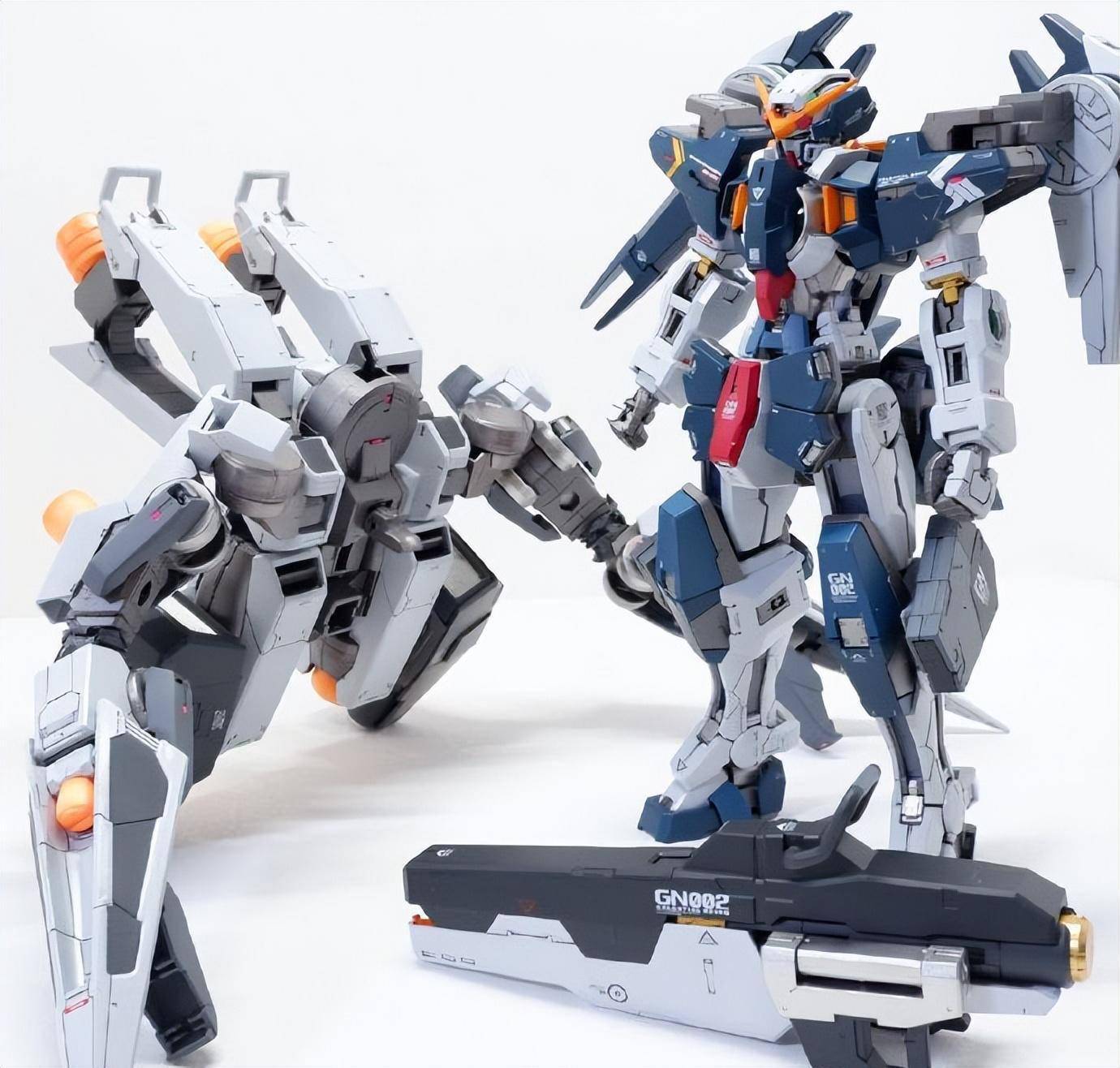 力天使高达r gn light arms混搭改造_高达模型_荧光_什么