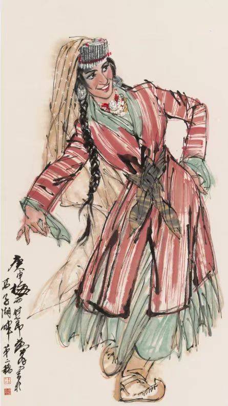 画剧 | 黄胄:笔墨神韵堪称一绝_新疆曲子_中国_艺术