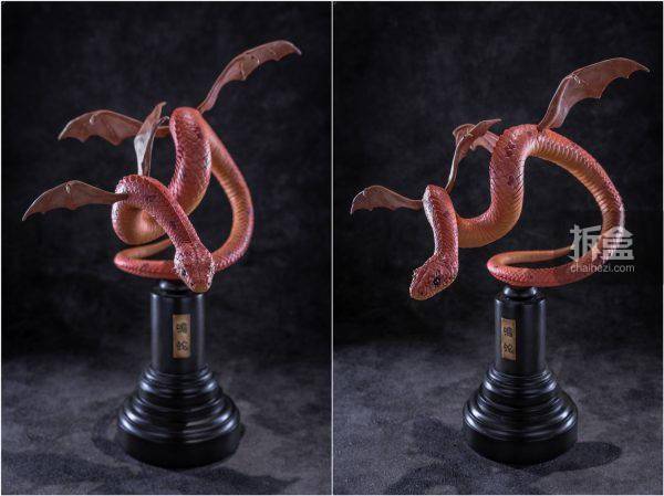 野鸽工作室 山海异兽帝江犰狳鸣蛇山揮原创设计神兽gk摆件