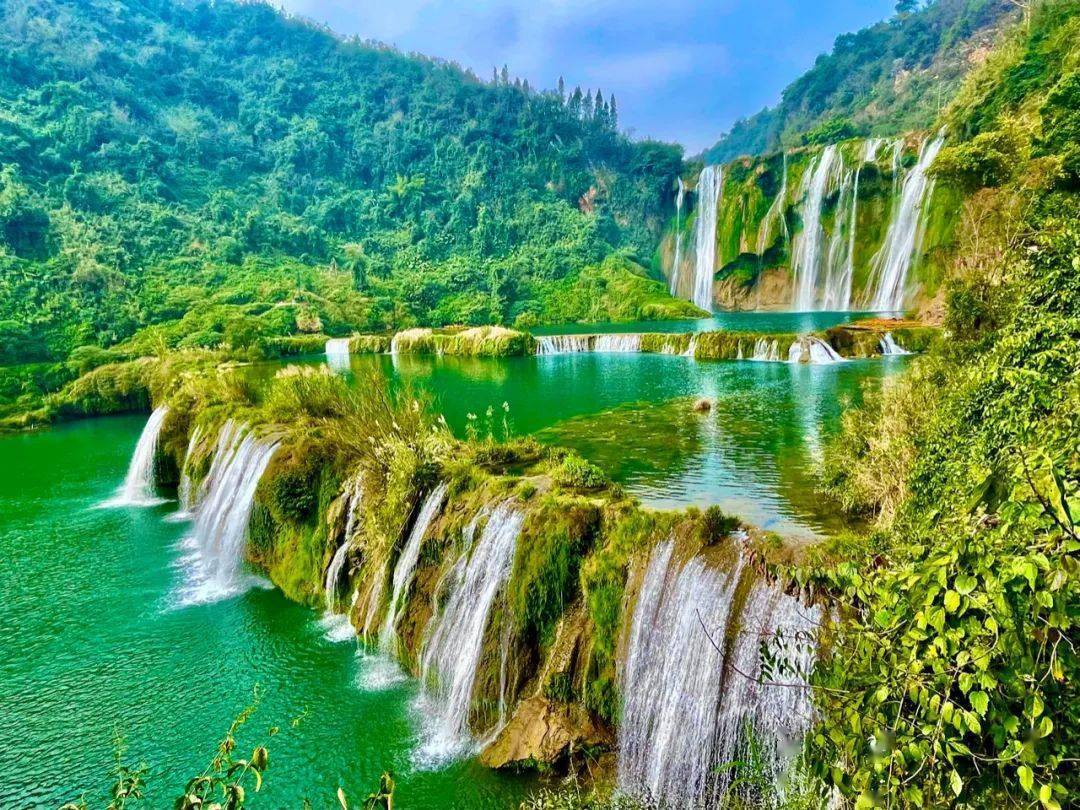 我们一起去云南:九龙十瀑,南国一绝--罗平九龙瀑布群_海运_绿水_参展