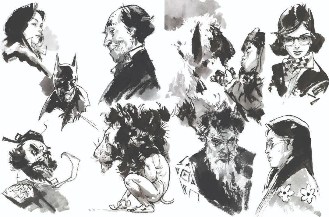 【金政基-直播预定】徒手示范情境速写,各种变态透视随手即来!5.31g资