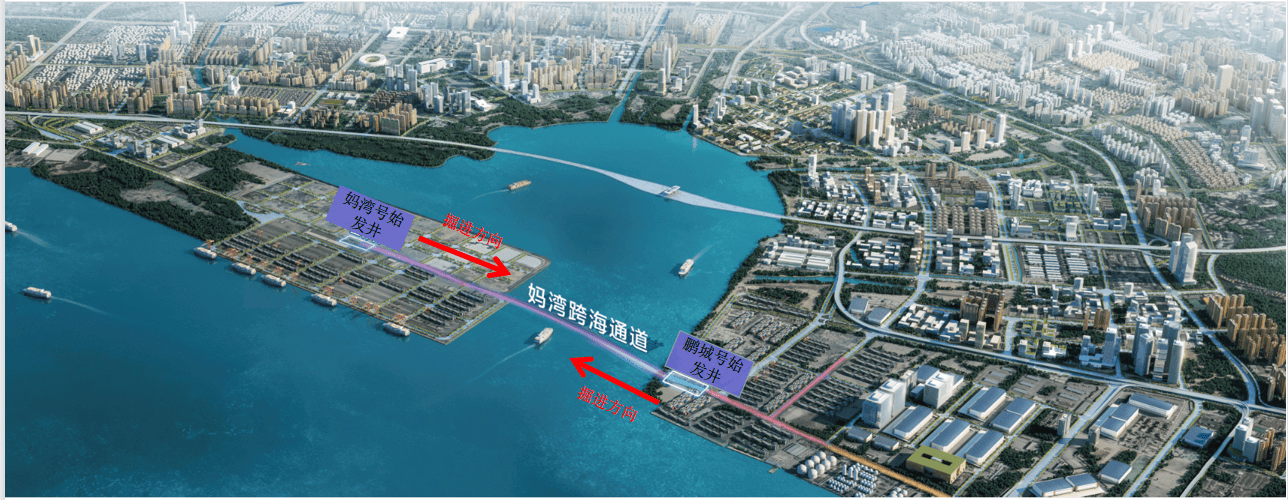 妈湾跨海通道图片