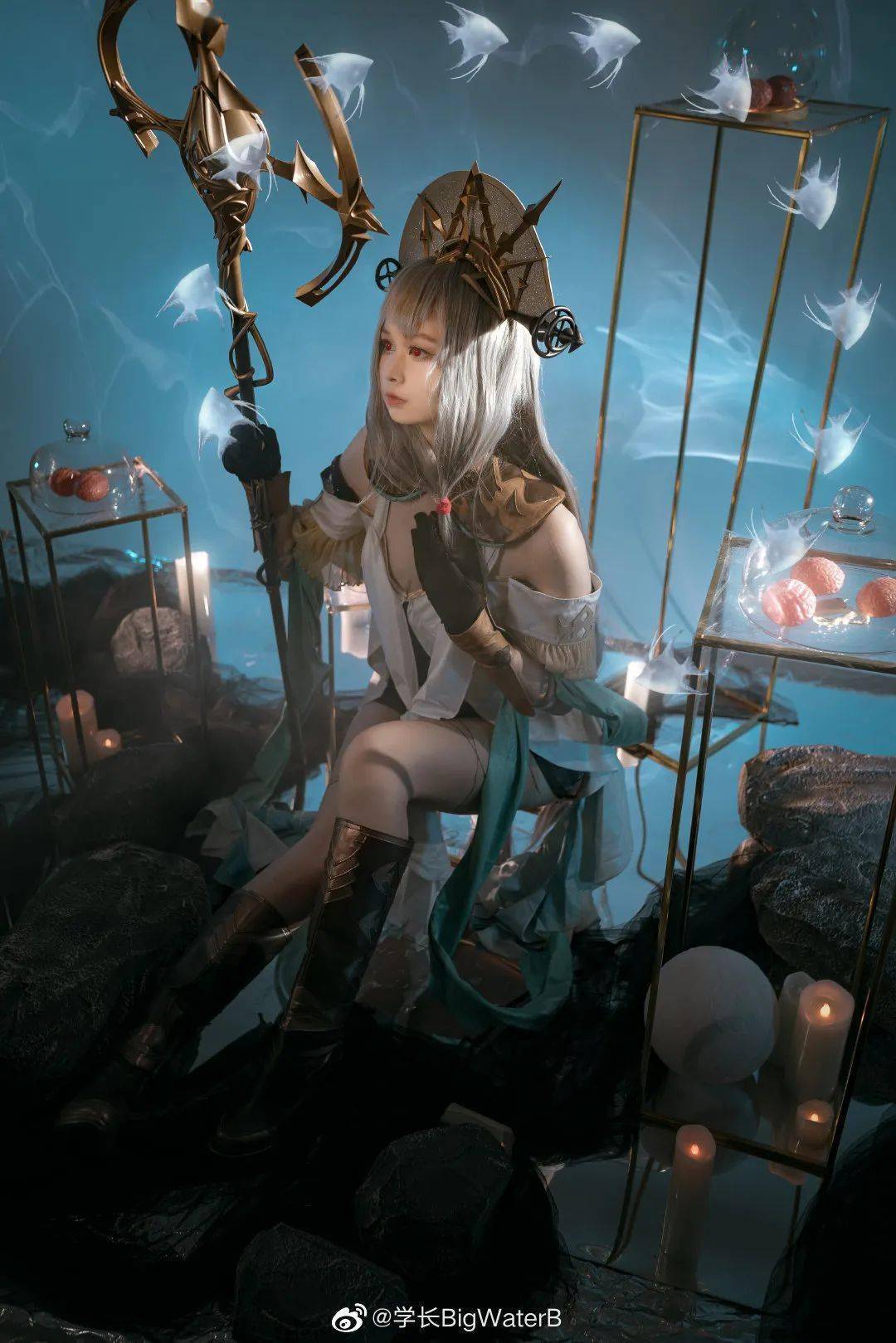 【二次元cos】浊心华斯卡蒂 升华_深海_版权_bigwaterb