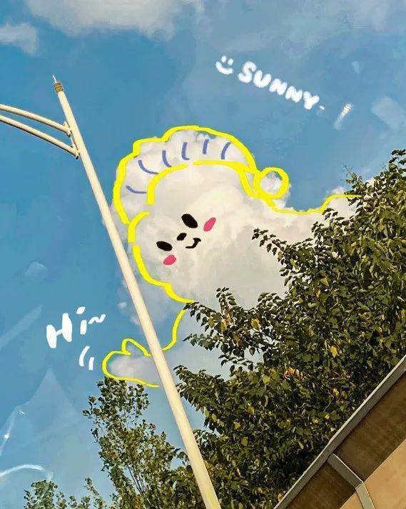 铜鼓棉花糖一般软绵绵的云朵瞬间可以治愈你的心~_天空_风景_手机