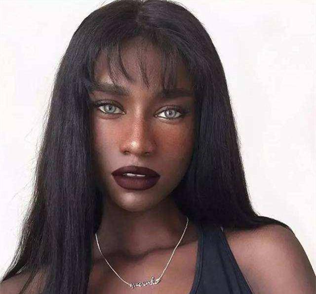 非洲有位出了名的美女叫做lolita,在中国传统观念里只有白皮肤的女孩