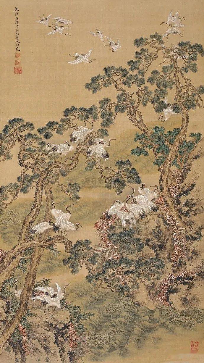 名品视界】清代沈铨花鸟画作品欣赏_搜狐网