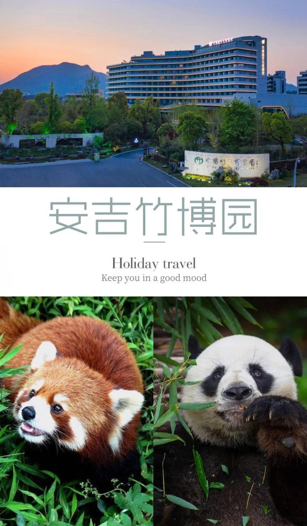 899元享【安吉竹博园开元名都】 熊猫玩偶 竹海景区门 神秘玩家淘气堡