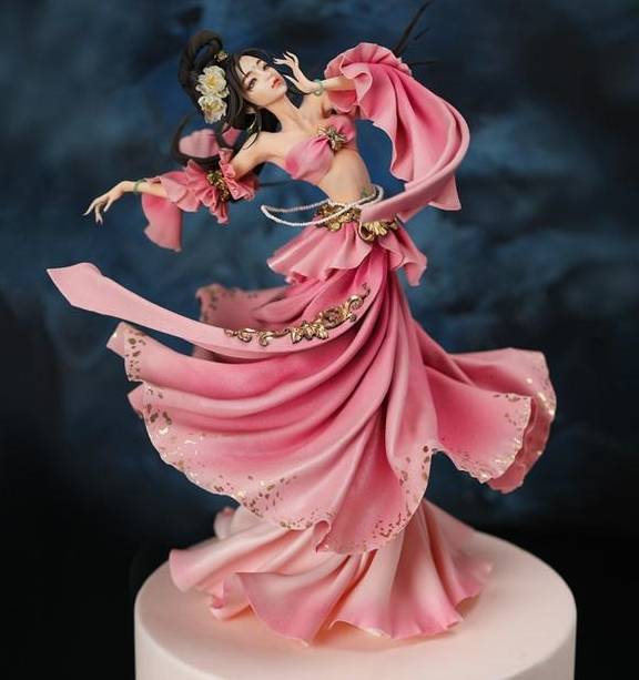 "糖王"做的中国风翻糖蛋糕,精致如同手办,你舍得下口吗?