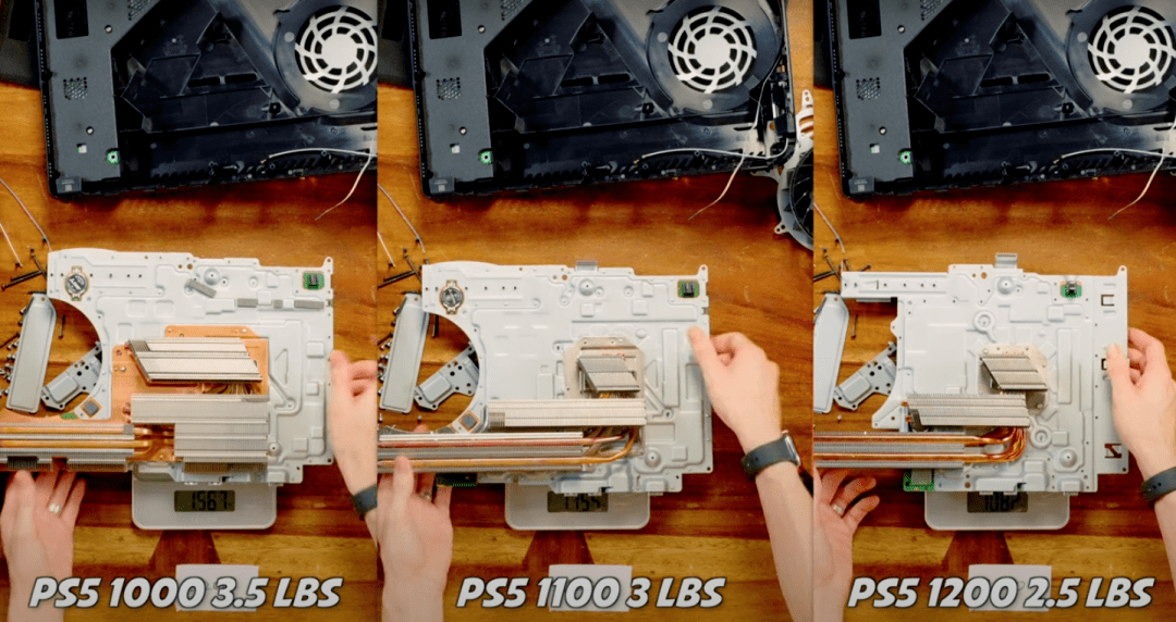 PS5的新改版机型（CFI-1200）拆解，更轻、功耗更低丨PS5发布新系统更新 
