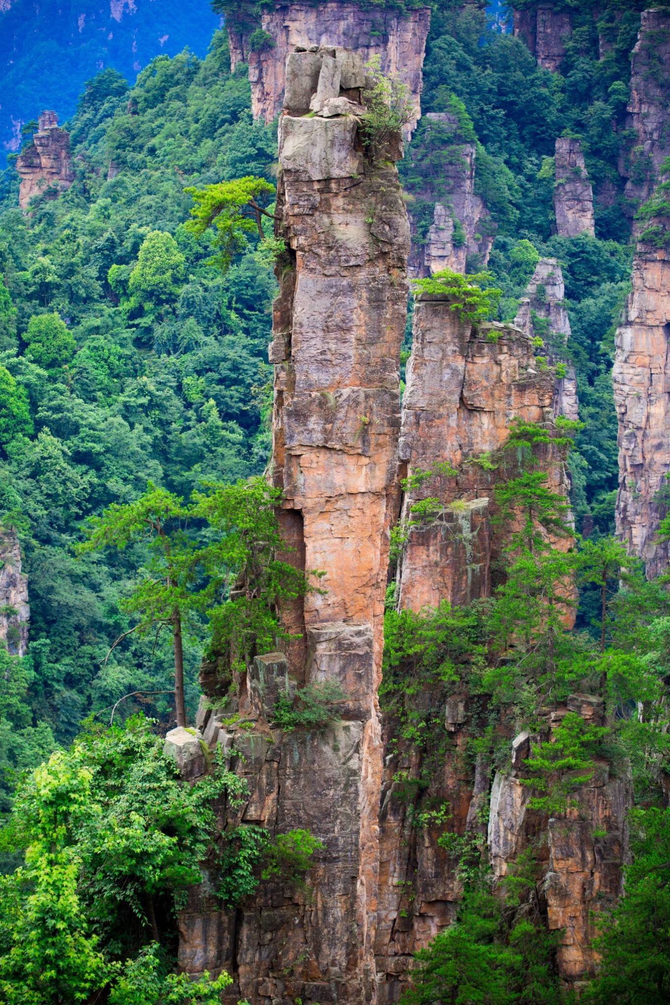 醉美烟雨张家界,赏湘西奇峰秀水_day_火车_风景