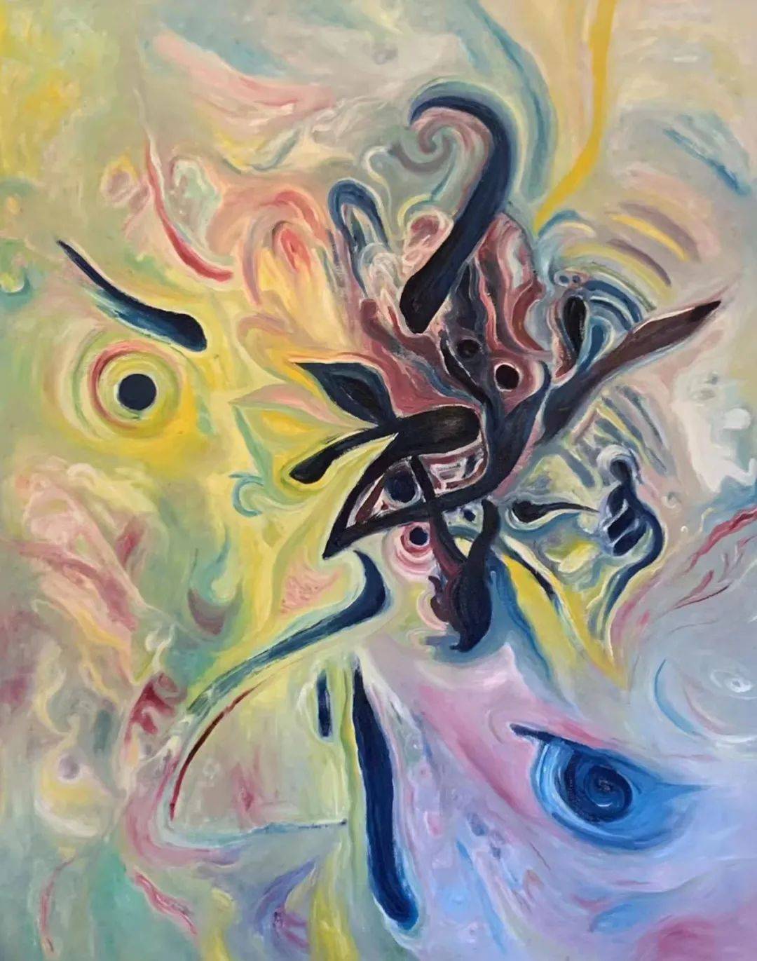 崔丽霞绘画作品展 || 赤子初心中国梦艺术展_cm_文化_草书