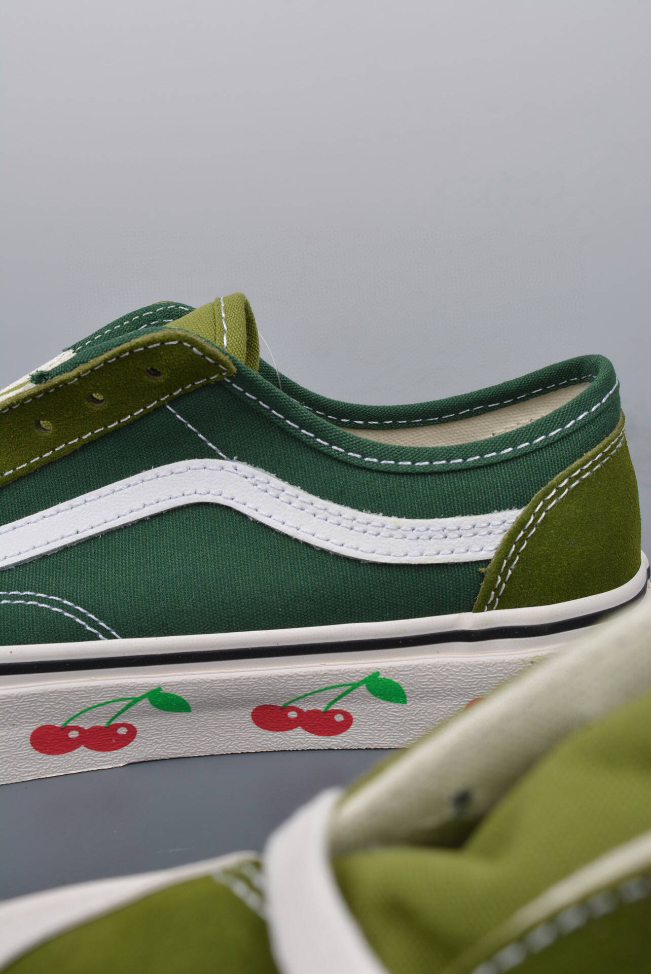 万斯vans style 36 decon sf 小樱桃牛油果绿帆布鞋_特性_身长_包头