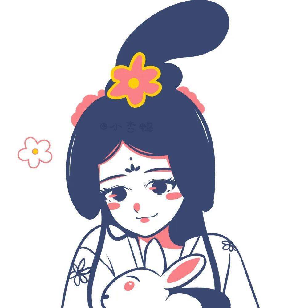 堆糖@燕麦肉肉丸_皆可爱97月亮与你99中秋元素头像我们都被温柔的