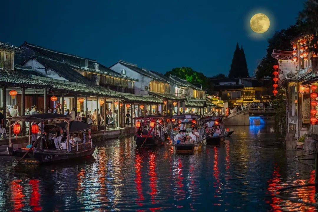 月满西塘丨温一壶月光,佐味团圆好时光_明月_时刻_古镇