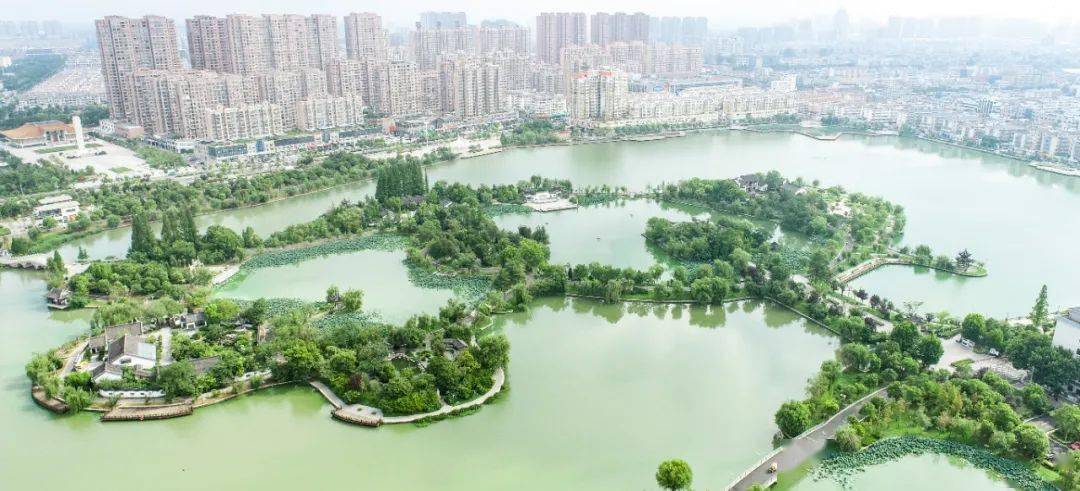 漣水縣五島湖公園▲漣水縣五島湖公園位於漣城街道,五個小島像五顆