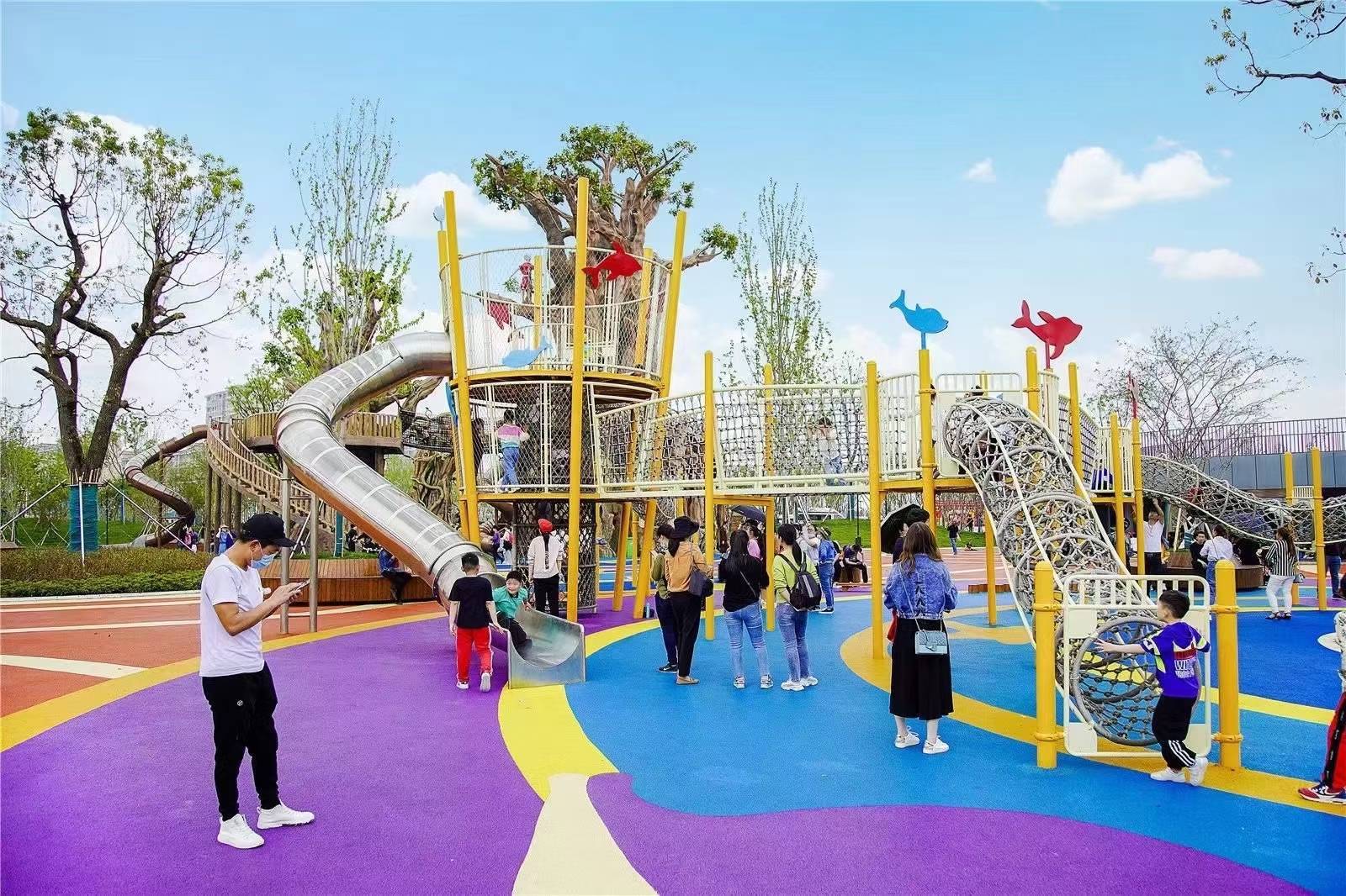 无动力乐园,让孩子身心全面发展_游乐_小朋友_我厂