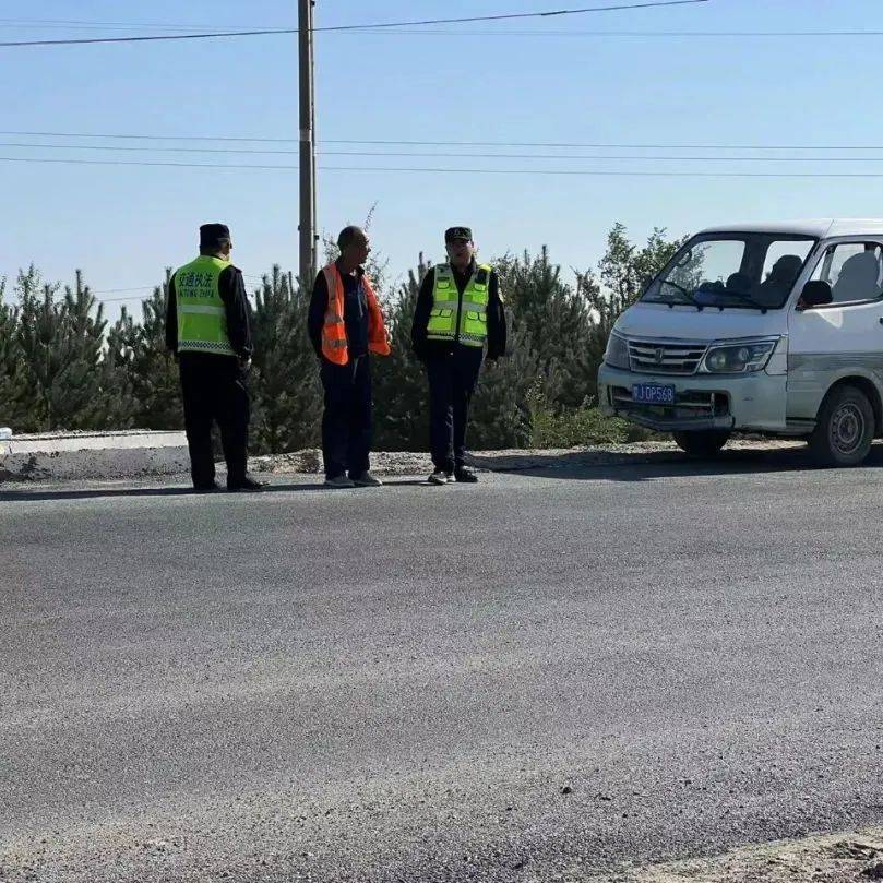 工作动态丨八支队（乌兰察布）七大队落实涉路施工监管，保障施工路段安全畅通_进行_作业_公路