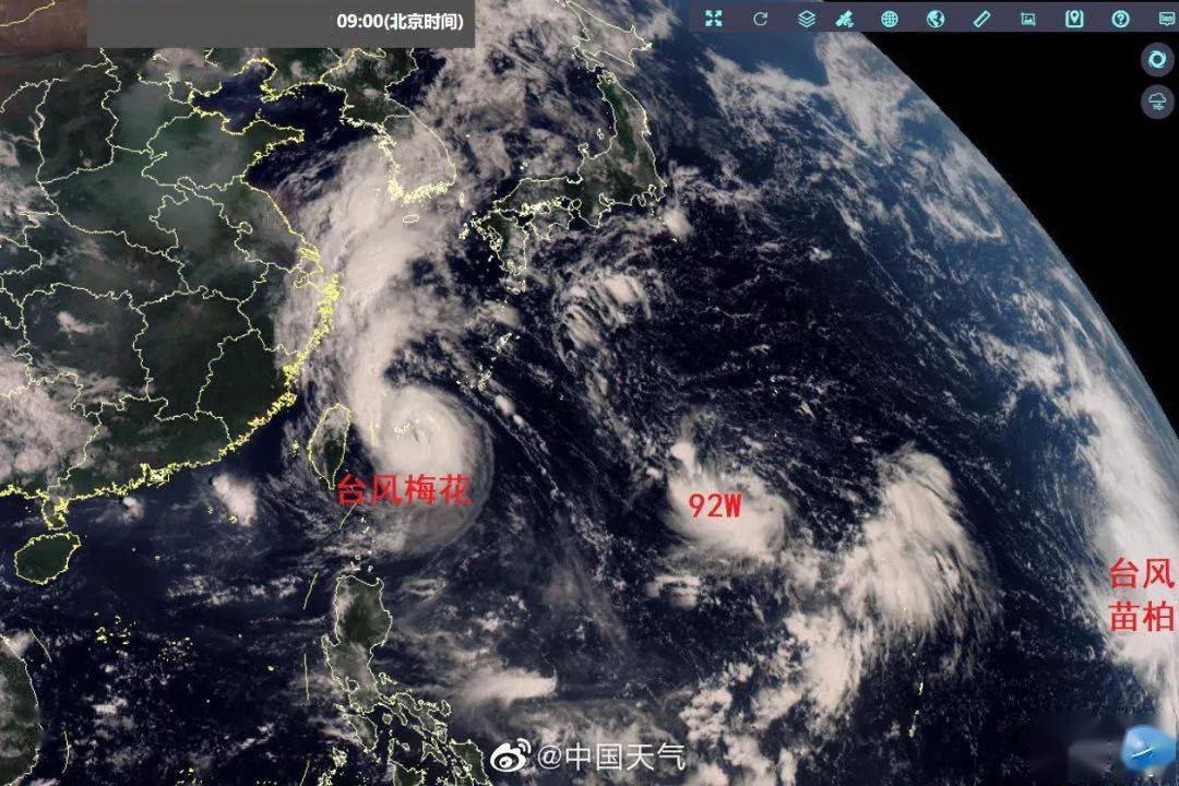 "三旋共舞"! 又有新台风生成! 福建未来天气…_梅花_苗柏_方向