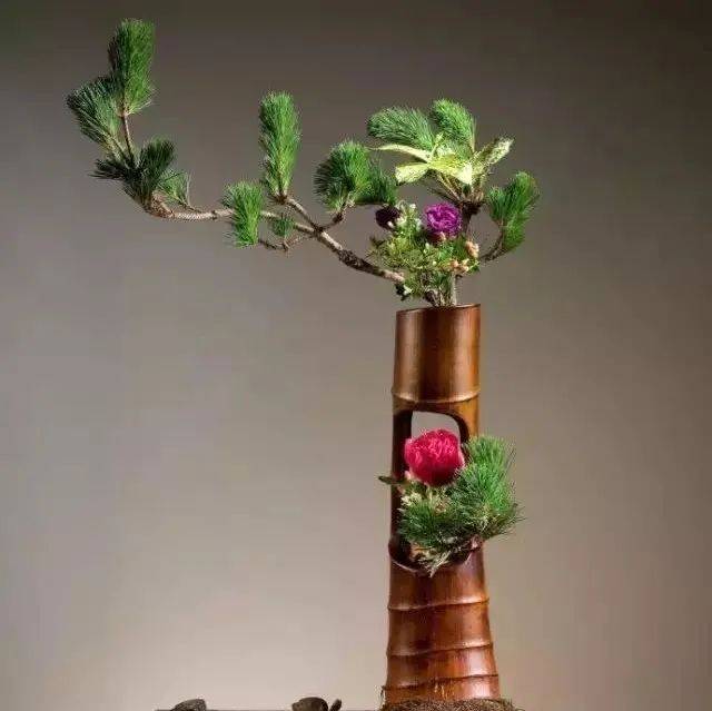 淡雅,清新的竹筒花_竹筒