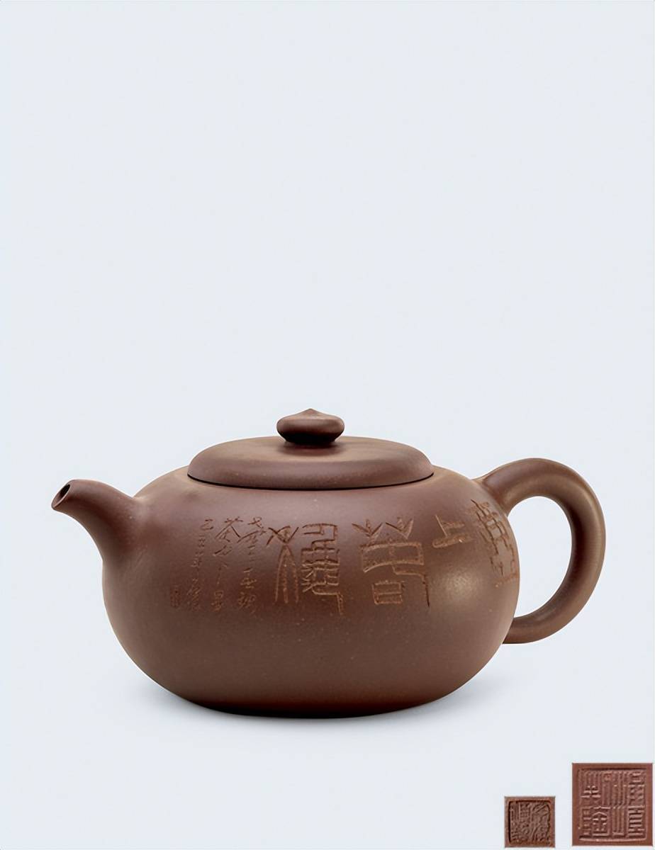 安い ◇古寳堂◇近現代 紫砂壺 如意龍壺 顧景舟 紫泥 茶具 茶道品 極細 