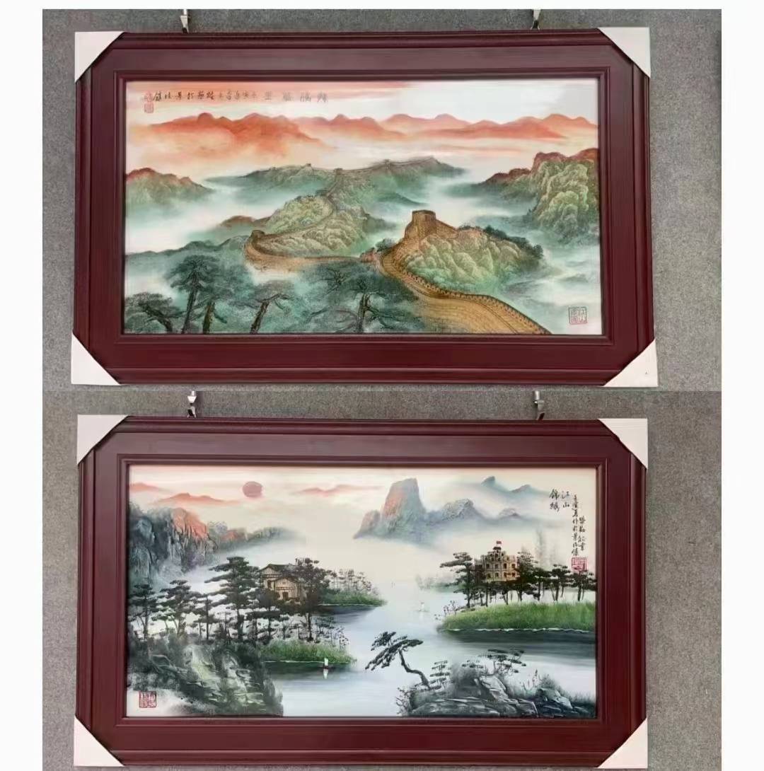 瓷画双绝瓷板画 完美再现中国陶瓷艺术巅峰成就_作品_cm_宁勤征