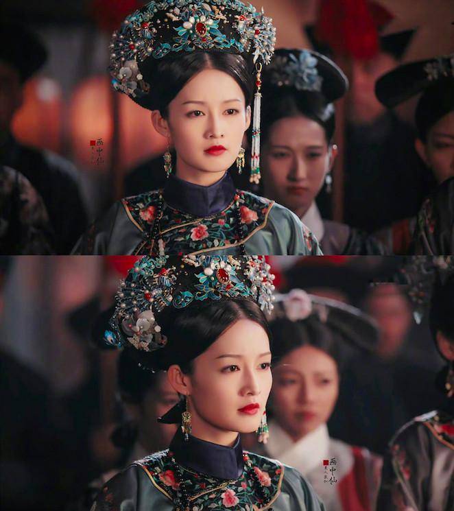李沁也很适合清宫旗装造型!