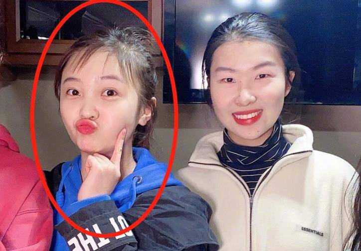 都说林妙可长残了,当她探班关晓彤与素人同框,颜值如何很显然_长相