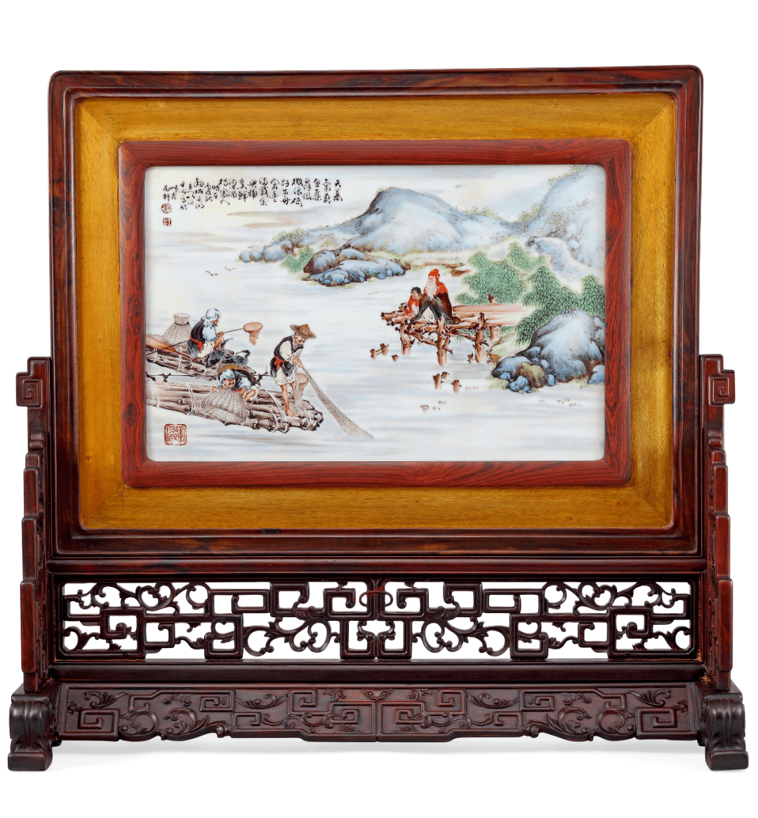 北京保利拍卖丨百年薪火——近现代陶瓷专场征集正在进行_lot_cm_瓷画