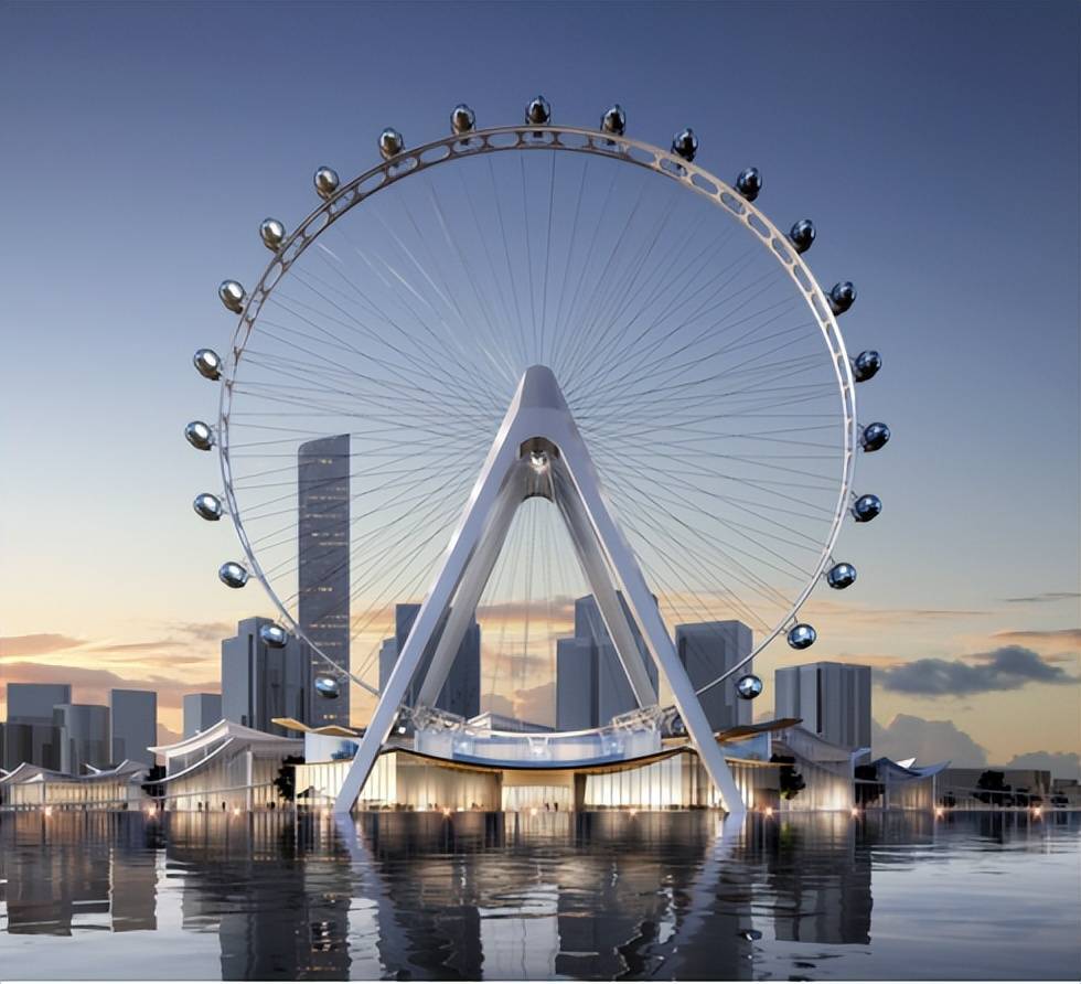 曾是国内最大水上摩天轮,被誉为苏州"金鸡湖之眼".将升级改造!