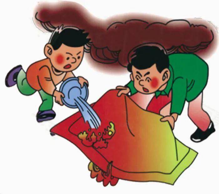 04油锅起火,勿用水灭油锅起火,应用灭火毯或锅盖盖上,或倒入青菜,不