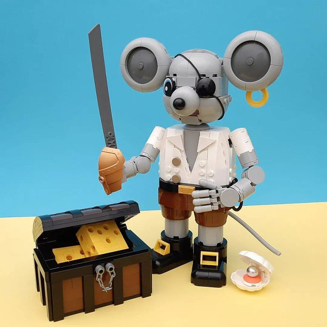 芝士大盗-乐高优秀moc作品日赏【vol.238】_海盗船_壁虎_bard