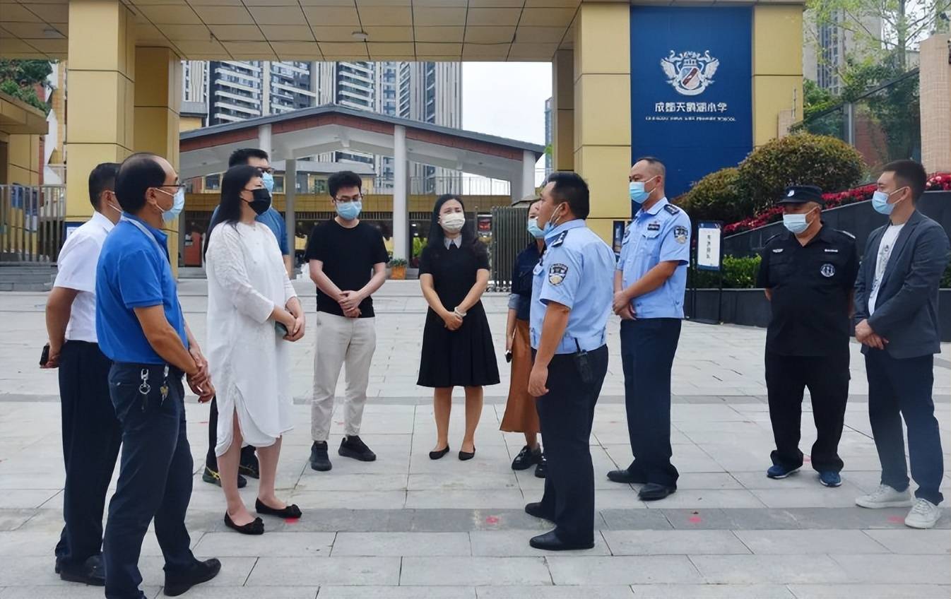 龙泉驿区委常委,宣传部部长杨伟率队到天鹅湖小学调研指导_大面街道