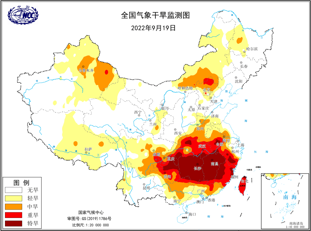 江西超95%县市区出现特重气象干旱