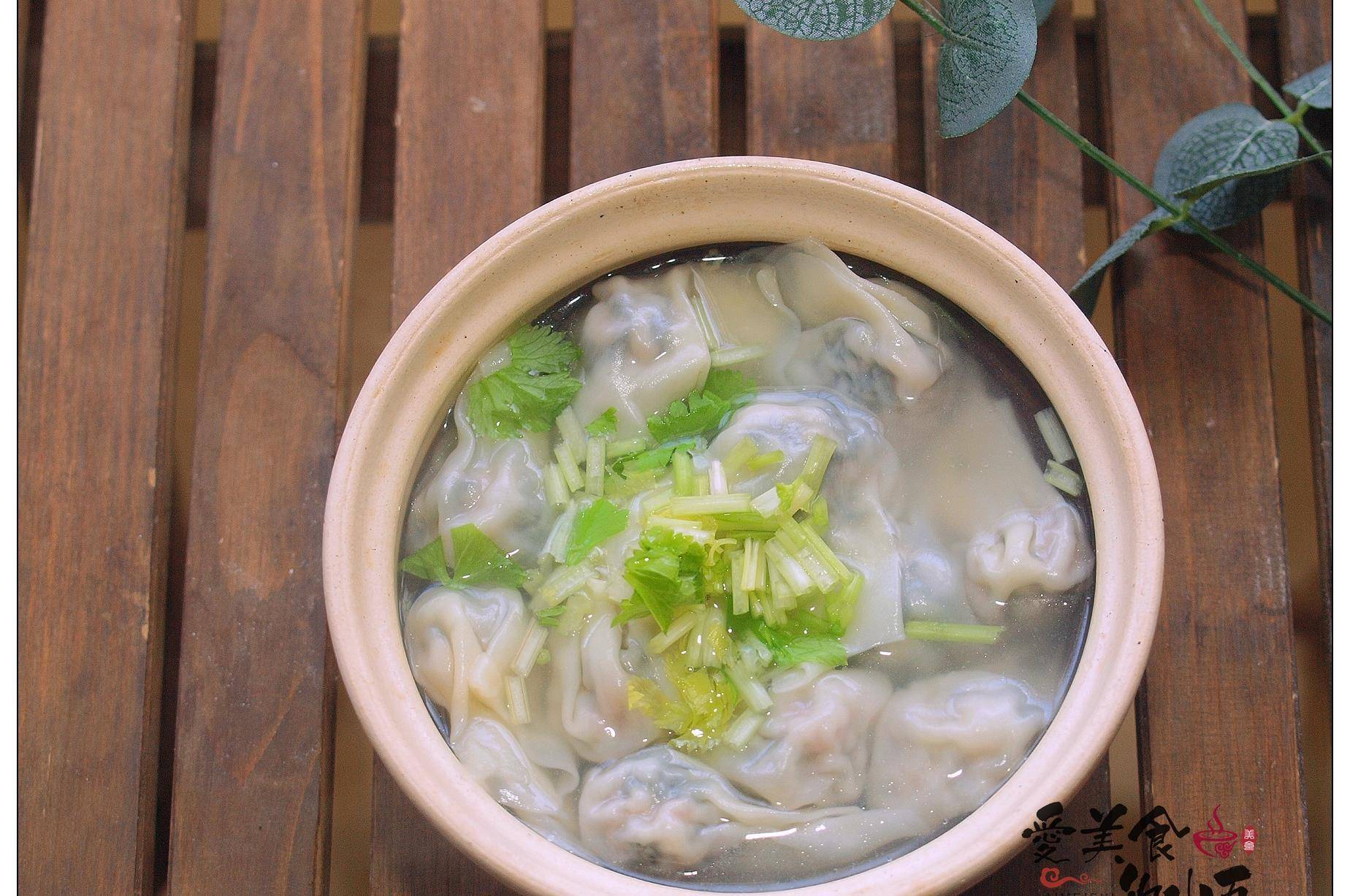 紫菜鲜肉小云吞,一人食的小温暖_清水_加点_芹菜