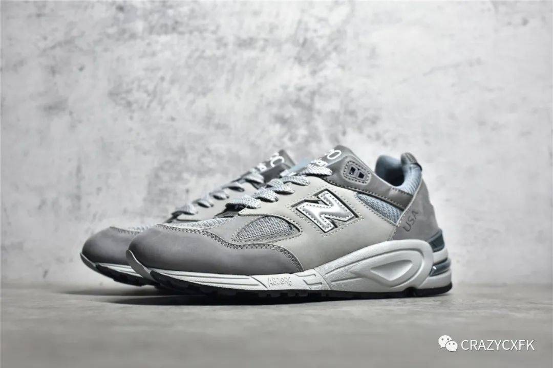 新百伦Wtaps x New Balance 990v2 NB990 联名元祖灰美产复古跑步鞋_鞋