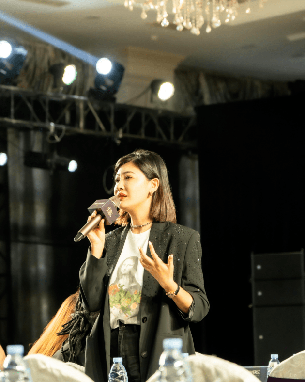 此次担任评委的高映雪(环球小姐中国区秘书长)表示:"