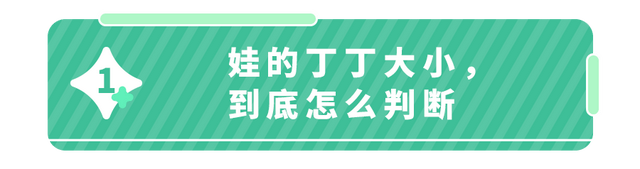 男宝丁丁多大算正常？对照0-18岁尺寸表,偏小警惕两种情况