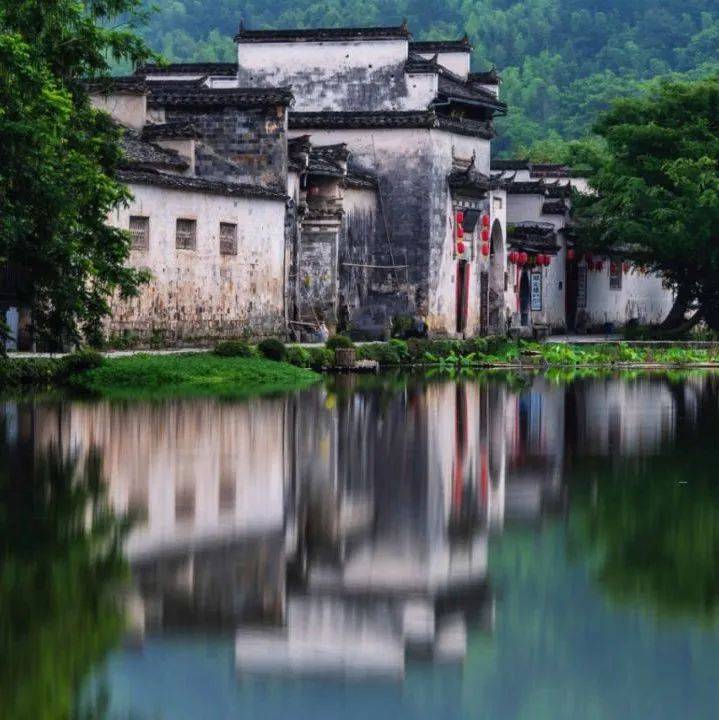 画里宏村,水鄉故宮。_古建筑_徽州_村庄