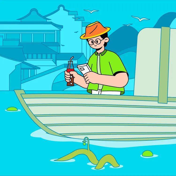 但我希望乘着乌篷船审片子.