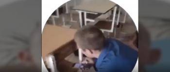 俄罗斯校园枪击案现场：学生躲桌椅下哭泣 子弹穿透玻璃