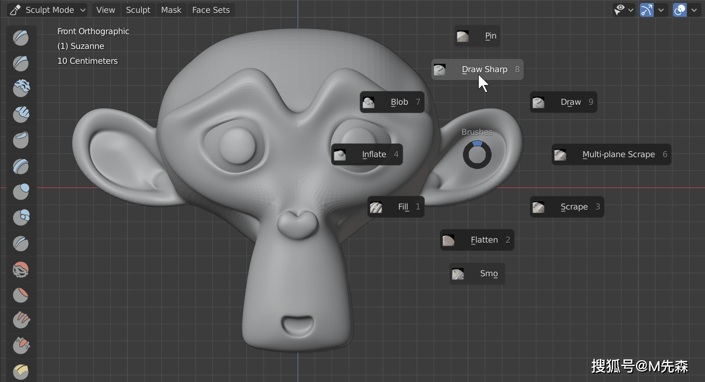 2021年Blender的最佳雕刻插件详解，新手必看_画笔_附加_Sculpt