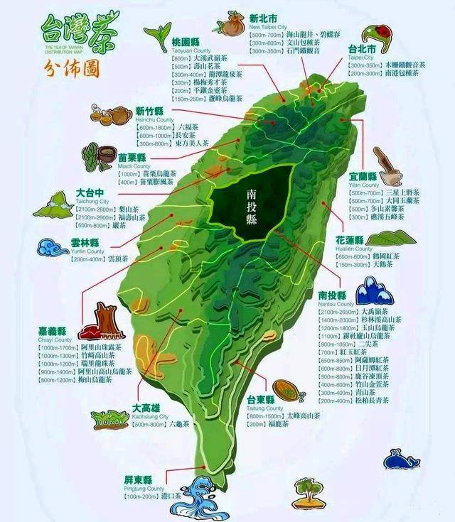 台湾回归后,茶能比肩大陆名茶吗?带你深入了解台湾茶_茶叶_茶树_气候 台湾・台北 日月潭(にちげつたん) 産 紅茶2点