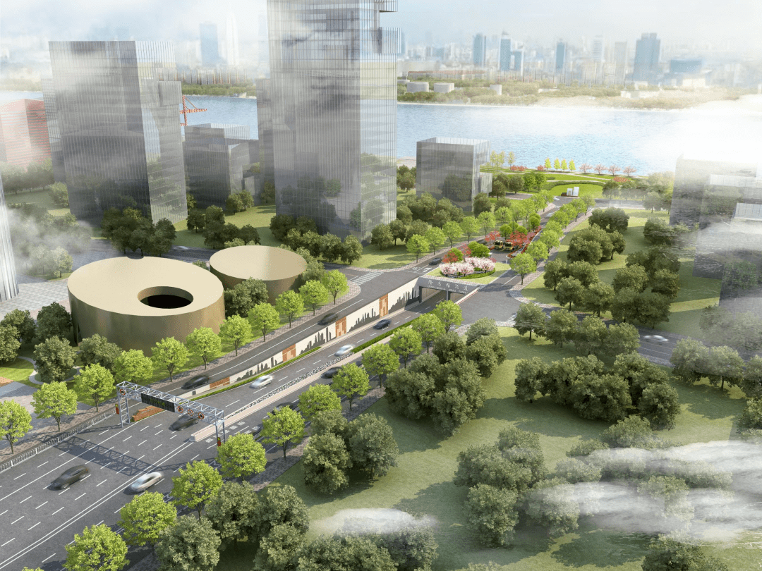 隆昌路越江隧道效果图(浦西段)隆昌路越江隧道效果图(浦东段)建设内容