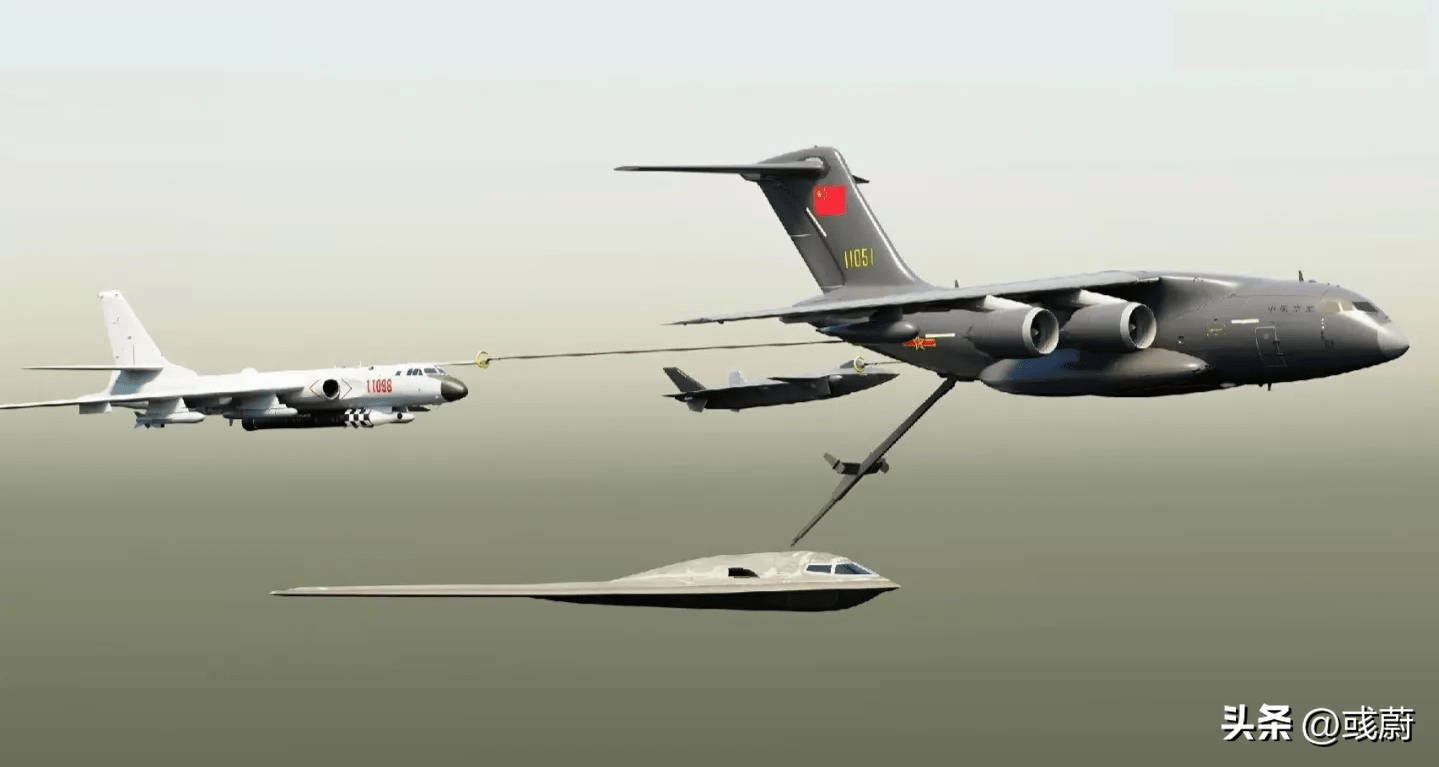 空军首次公布运油20和两架歼20空中加油,或暗示满天飞_装备_服役_战机