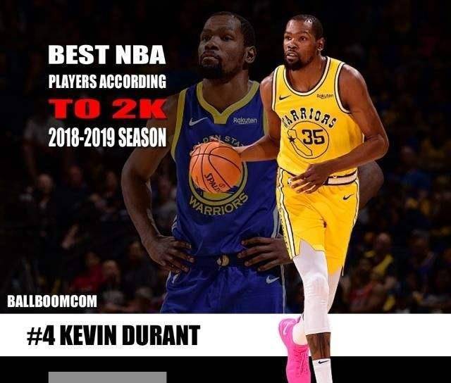 NBA球星也爱玩游戏，杜兰特是2K高手，他最爱用的角色是谁？