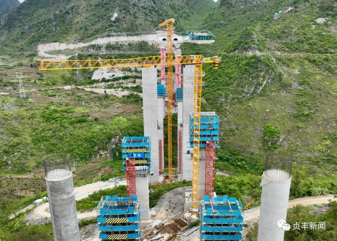 国庆不停工 六安高速贞丰段项目有序推进_建设_标段_施工