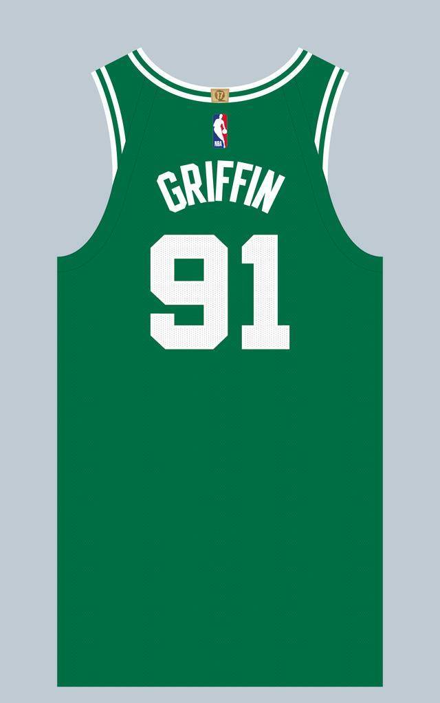 绿官宣布签下格里芬:改穿91号致敬罗德曼官位瞄准冠军_凯尔特人队