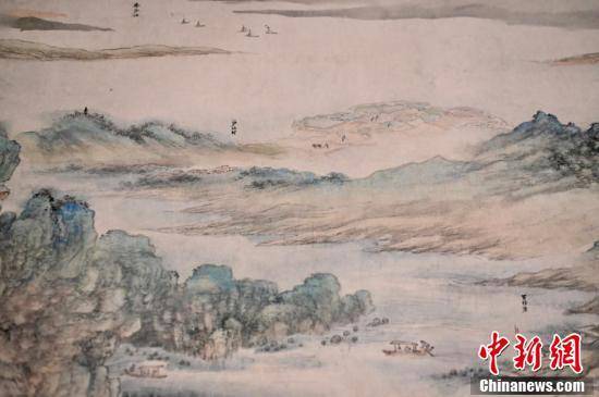 香港中大文物馆展出逾40件“山川巨构”山水画