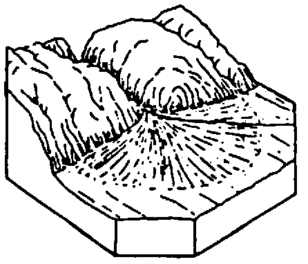 冲积扇顶部图片