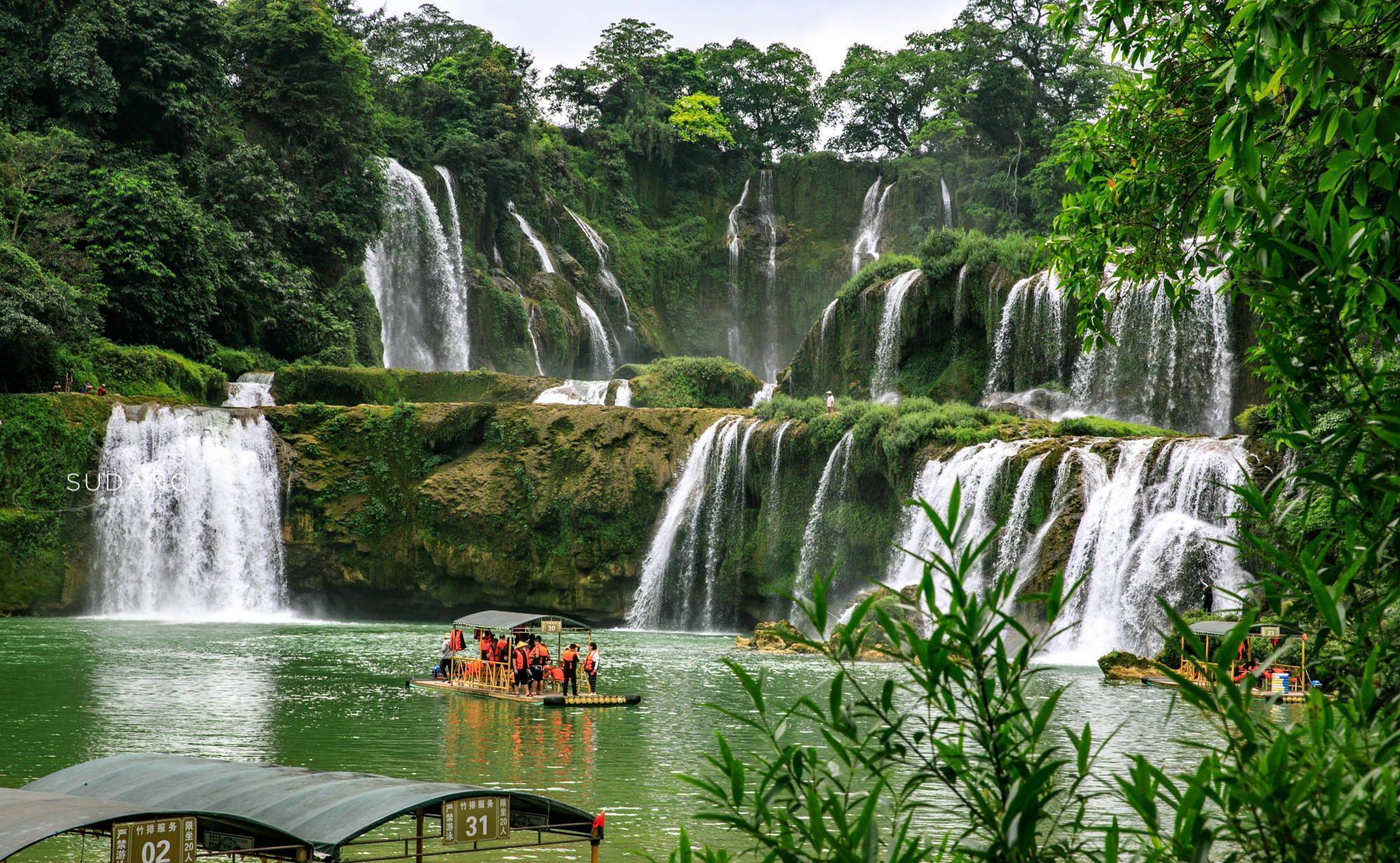 广西边境有一条跨国瀑布：亚洲第一大，是中国最美的六大瀑布之一